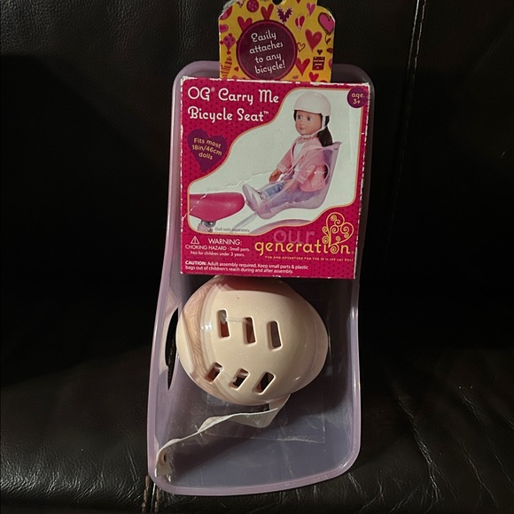 Our Generation Other - Put the doll on the bike take her along with her. Pet free smoke free home.
